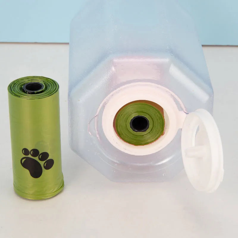 Travel Dog Water Bottle & Waste Bag Dispenser