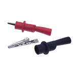 1 pair 10A 20A Digital Multimeter probe Soft silicone wire Needle tip Universal test leads with Alligator clip