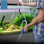 Aquarium Siphon Fish Tank Syphon Vacuum Gravel Water Filter Cleaner Siphon Pump Manual Cleaner ChangerSafe Vacuum