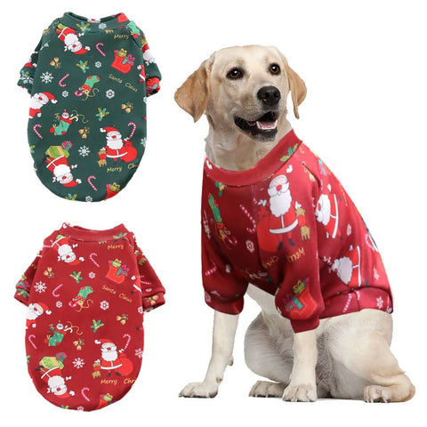 Plus Velvet Pet Dog Clothes Dog Jacket Designer Dog Christmas Clothes for Small Large Dogs French Bulldog Sweater Dog Costume