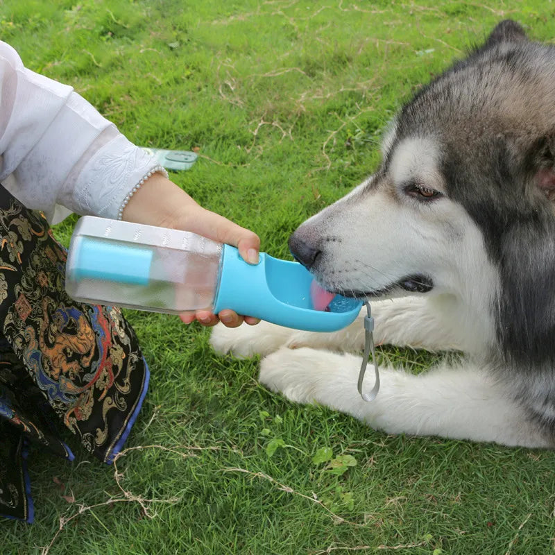 Travel Dog Water Bottle & Waste Bag Dispenser