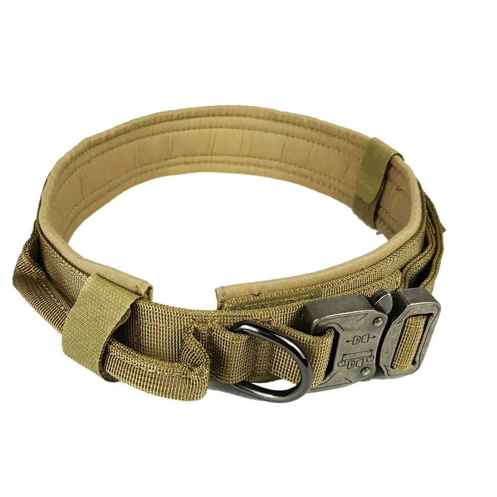 Tactical Adjustable Nylon Dog Collar with Camouflage