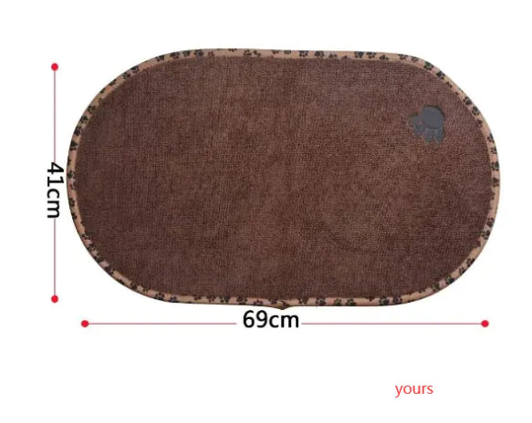 Easy-Clean Pet Dining Mat