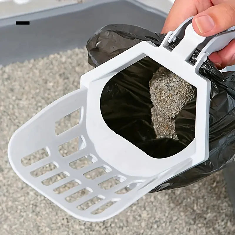 All-in-One Cat Litter Shovel Set with Removable Bin