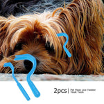 2Pcs/set Pets Flea Lice Comb Tick Remover
