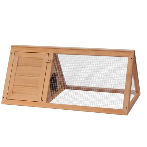 Animal Rabbit Cage Wood Houses Kennels Pens For Rabbits Chicken  Ducks  Iron Wire Mesh Weather Resistant Easy Assembly