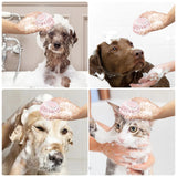 Soft Silicone Dog Brush Pet Shampoo Massager Bath Brush