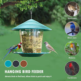 Bird Feeder Automatic Foot Feeding Tool Outdoor Bird Feeder Hanging Nut Feeding Multiple Hole